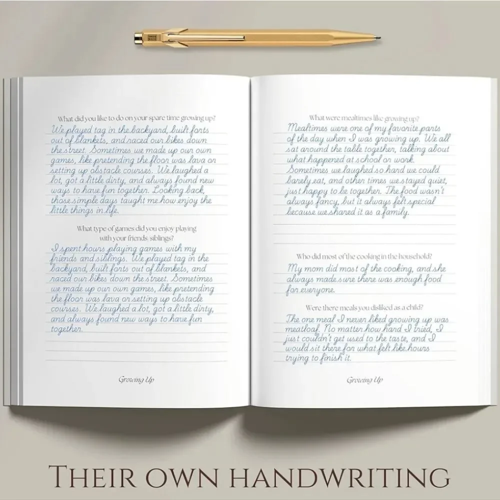 🔸️⏭️NIB Hardcover Linen Dad's Story Keepsake Journal